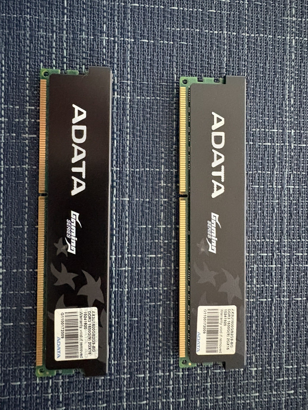ADATA XPG Gaming 12GB DDR3-1600 RAM Lot 2x4GB + 2x2GB PC3-12800 DIMM
