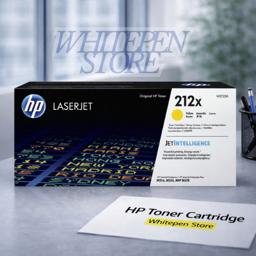 HP 212X (W2122X) High Capacity Yellow Toner Cartridge for HP LaserJet M555x