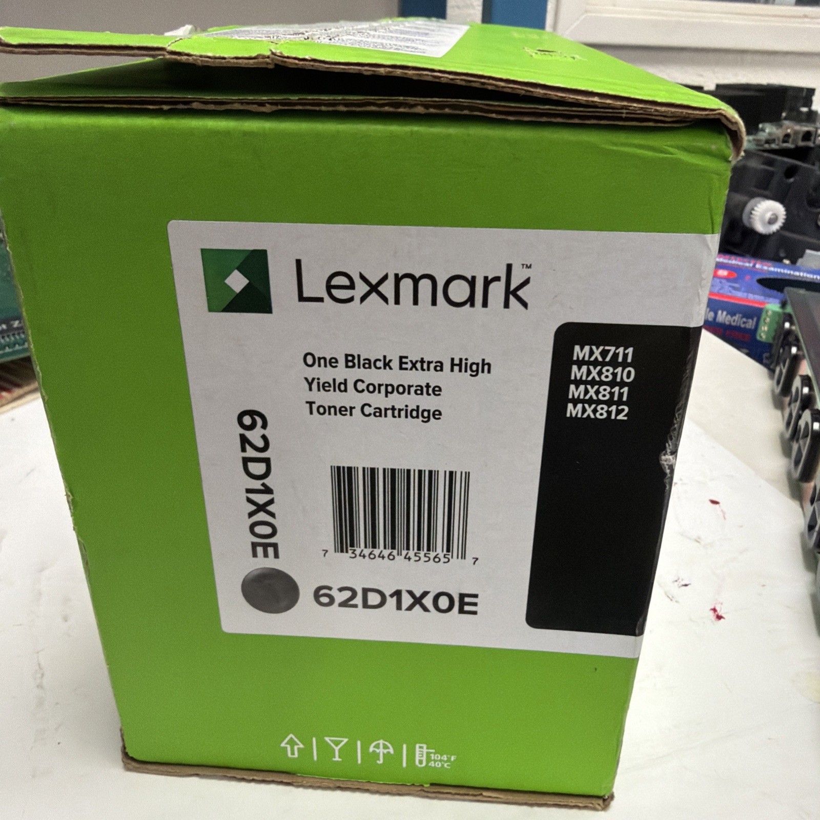 Lexmark 62D1X0E Black Extra High Yield Toner Cartridge Sealed