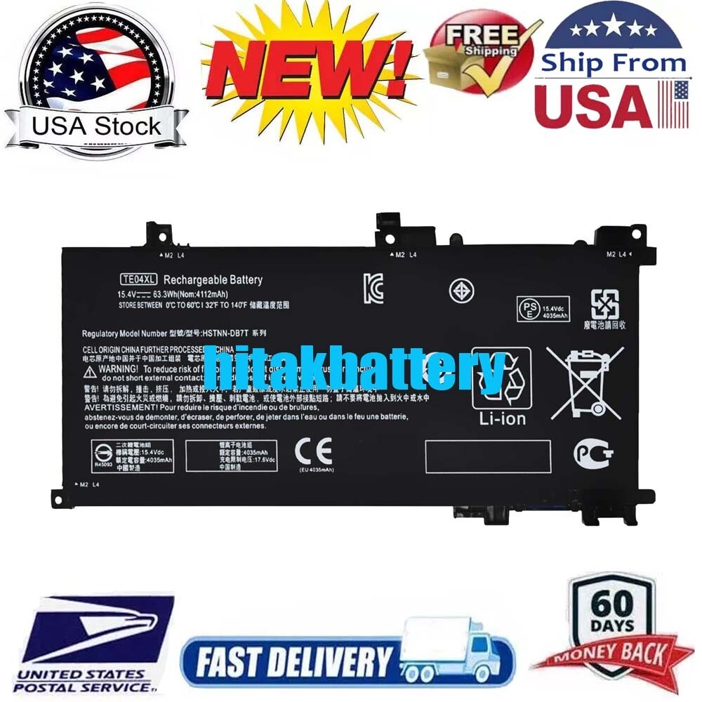 Battery for HP Pavilion 15-BC200 Series (15- bc200~299) 905277-855 HSTNN-DB7T US