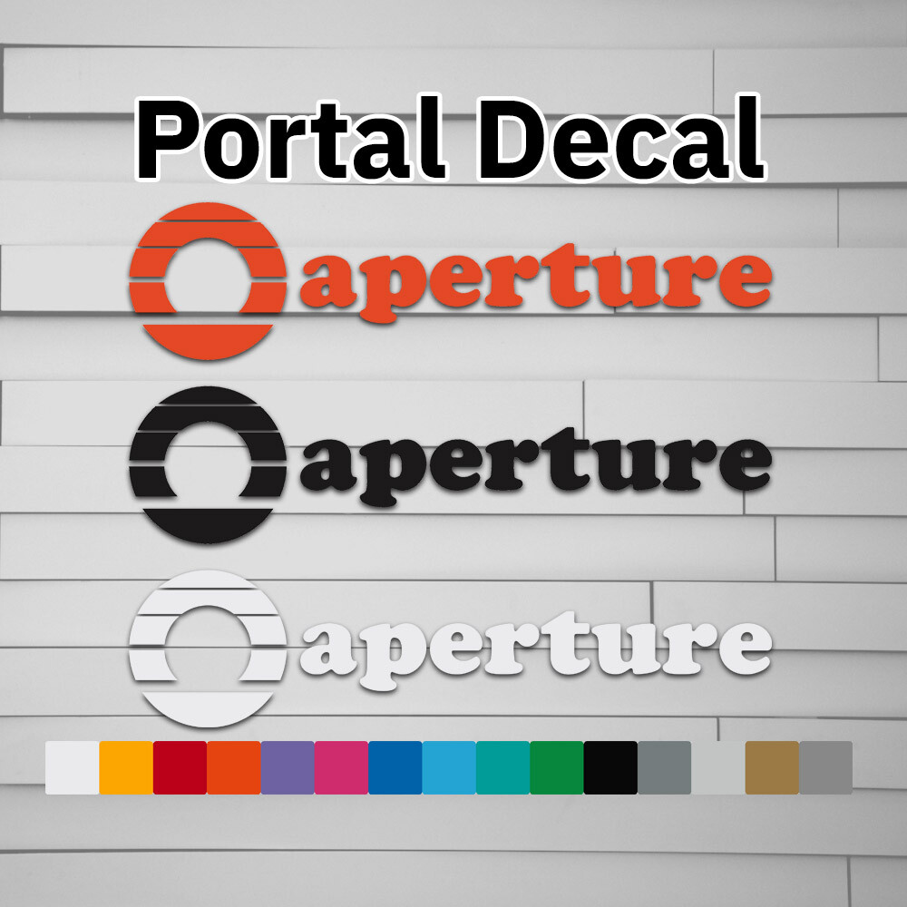 Aperture Laboratories Vintage Vinyl Decal (Sticker, Car laptop window tumbler wa