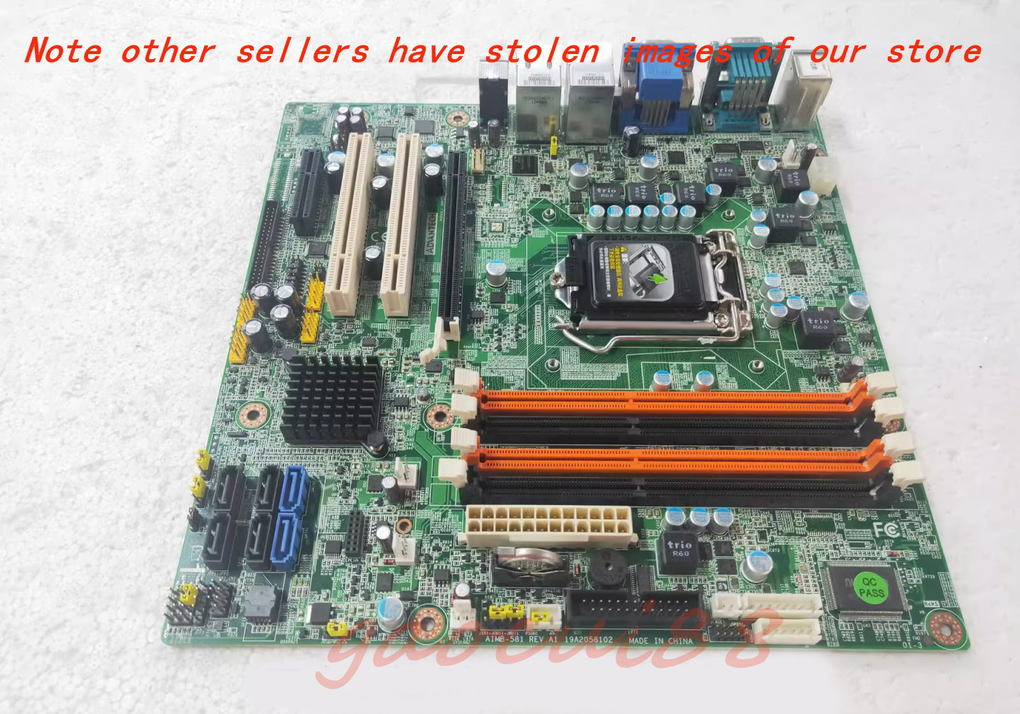 AIMB-581 REV:A1 Advantech Industrial Motherboard AIMB581 USED 1PC Tested OK #KE