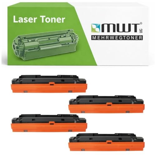 Eurotone 4x Black Laser Toner Cartridge Compatible with Samsung MLTD204E