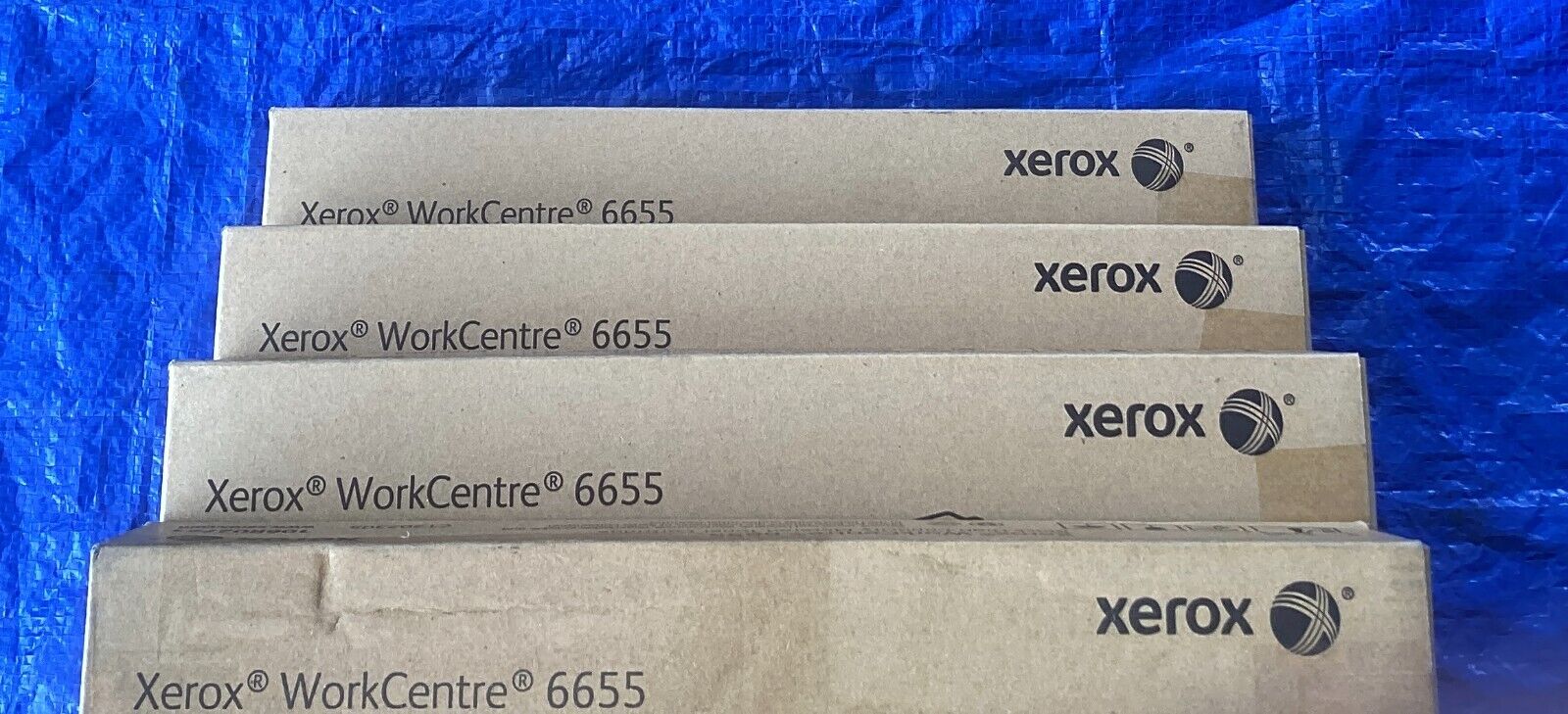 NEW Lot of 4 Xerox WorkCentre 6655 Toner Cartridge Black Cyan Magenta Yellow