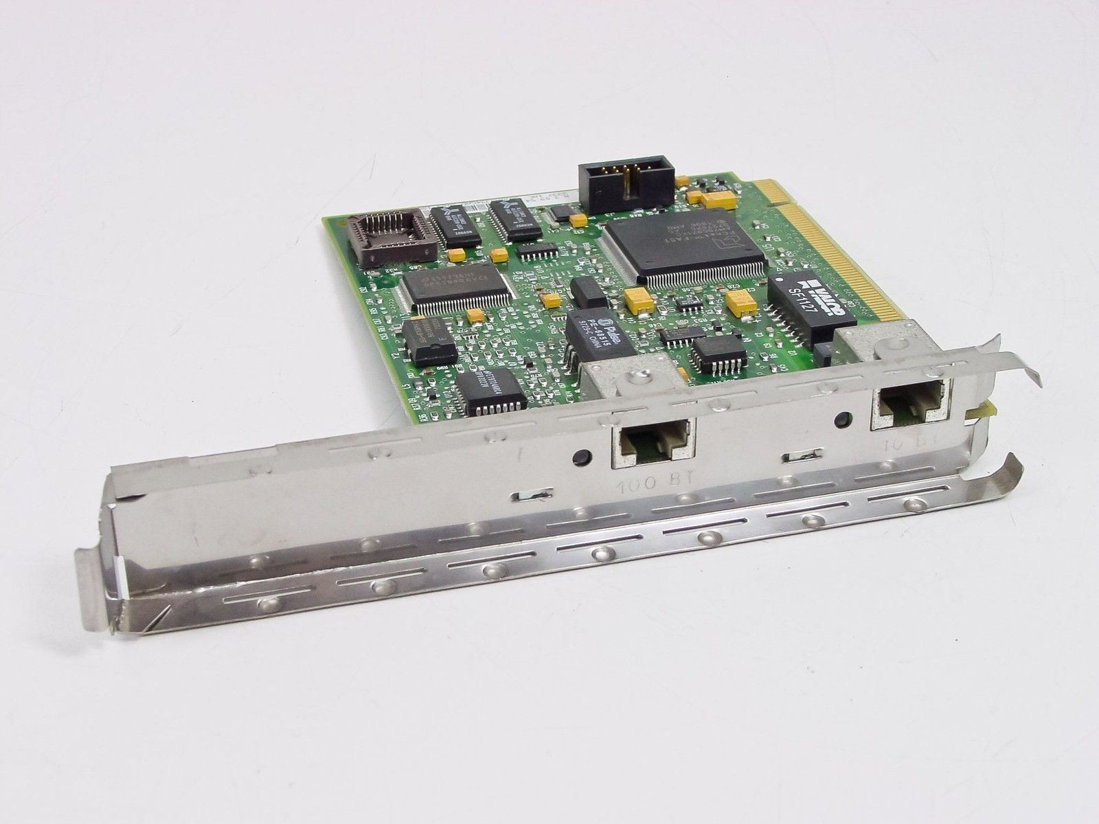 HP 5064-1801 PCI Network Card 10/100 BT Ethernet Dual RJ45 Port PCBA Interface