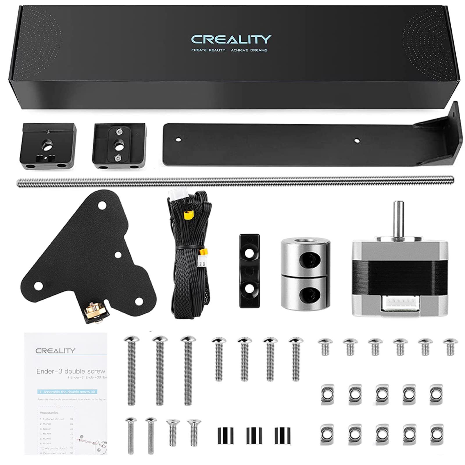 Official Creality Ender 3 Dual Z-axis Upgrade Kit with Lead Screw, Stepper Mo...