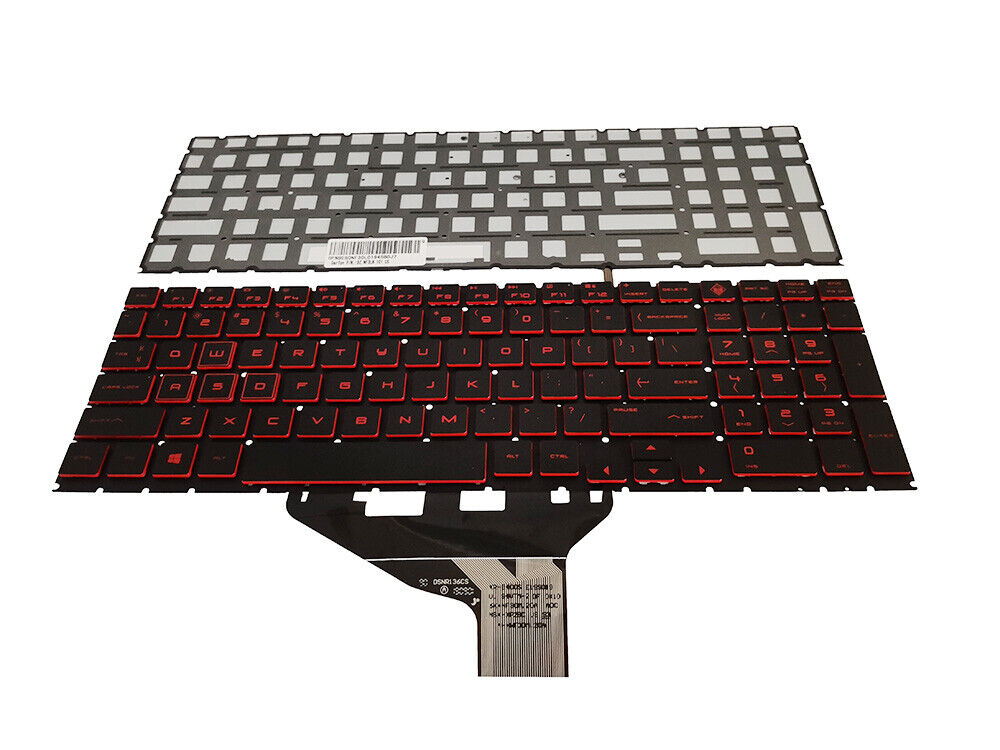 NEW HP OMEN 15-dc1025cl 15-dc0091cl 15-dc1085nr 15-dc0010nr Keyboard Red Backlit