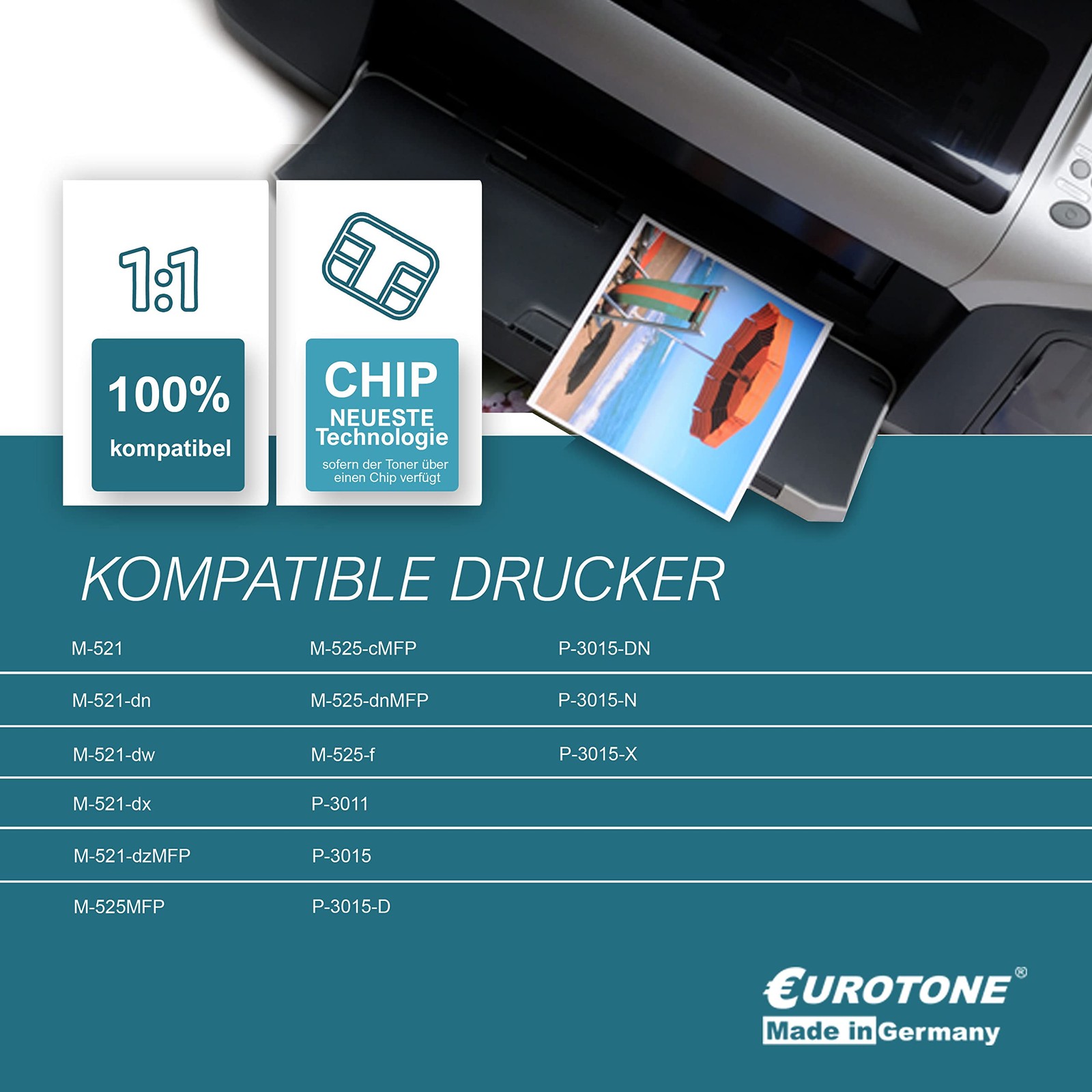 Eurotone 10-Pack Black Laser Toner Cartridge Compatible with HP CE255X