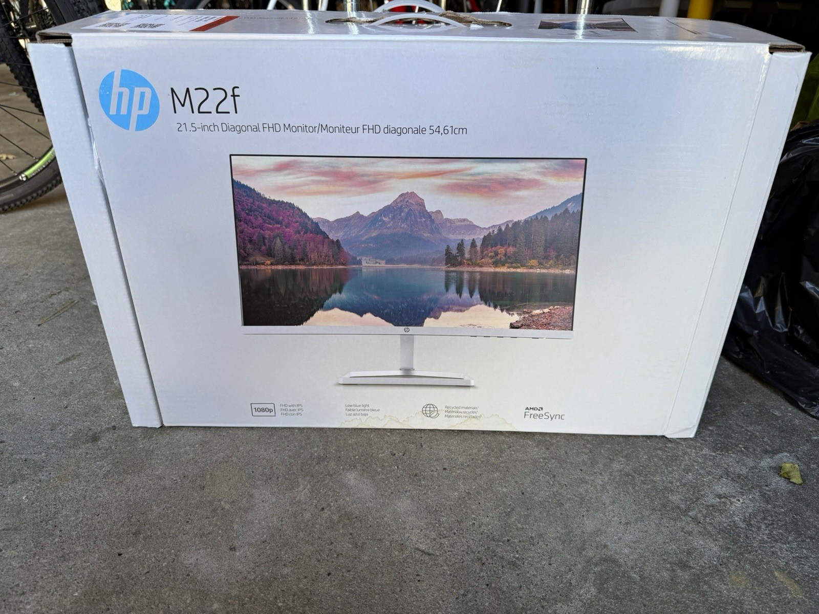 HP M22f 21.5" FHD 1920x1080 IPS LED 75Hz FreeSync HDMI VGA White