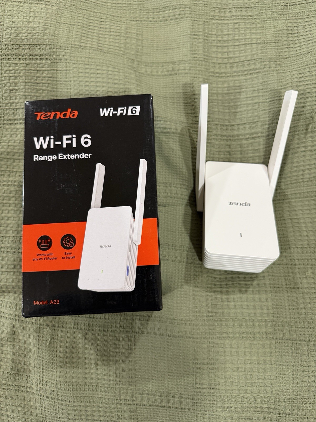 Tenda AX1500 WiFi 6 Range Extender, WiFi Signal Booster for Home Up to 1500sg...