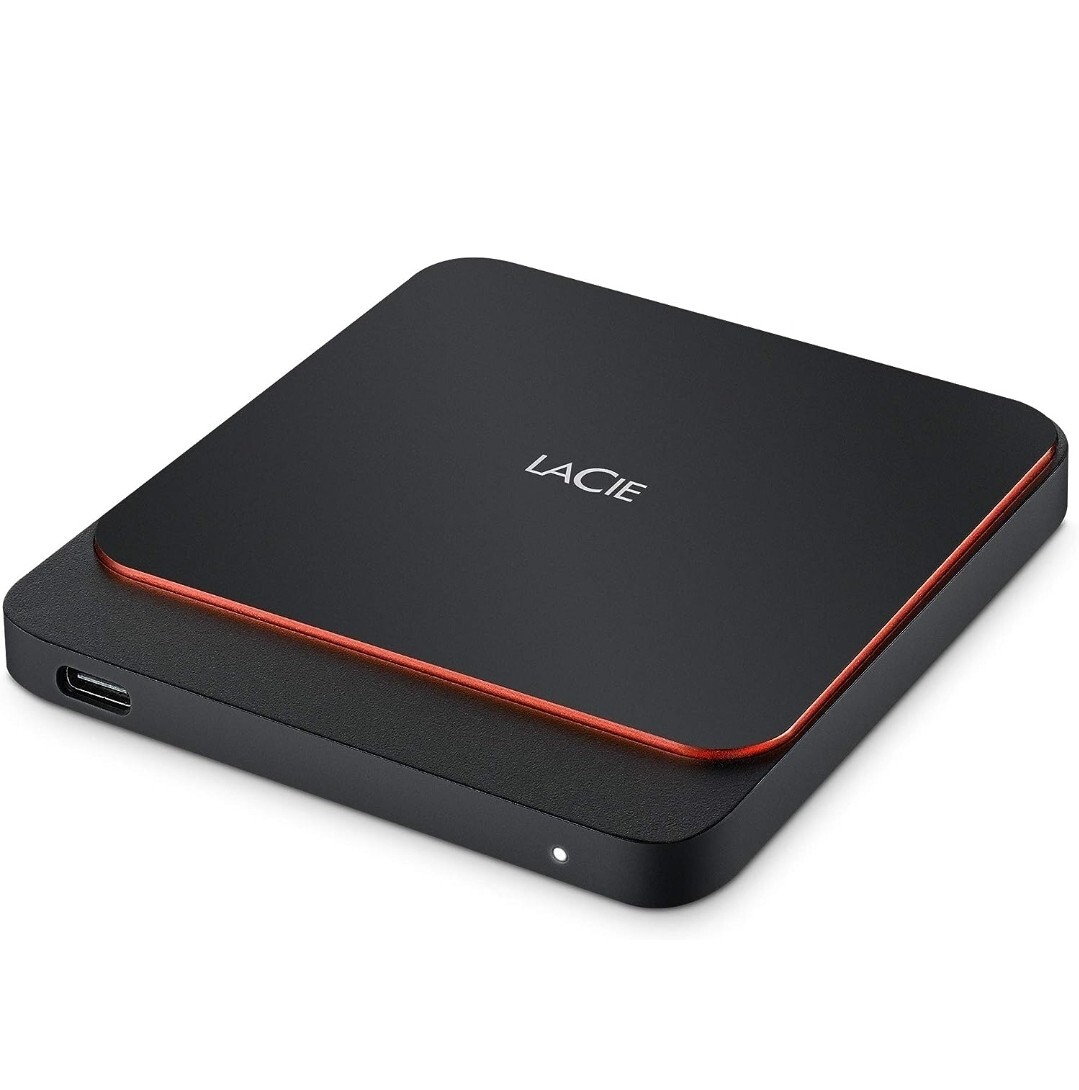 LaCie Portable SSD High Performance External SSD USB-C USB 3.0 1TB STHK1000800.
