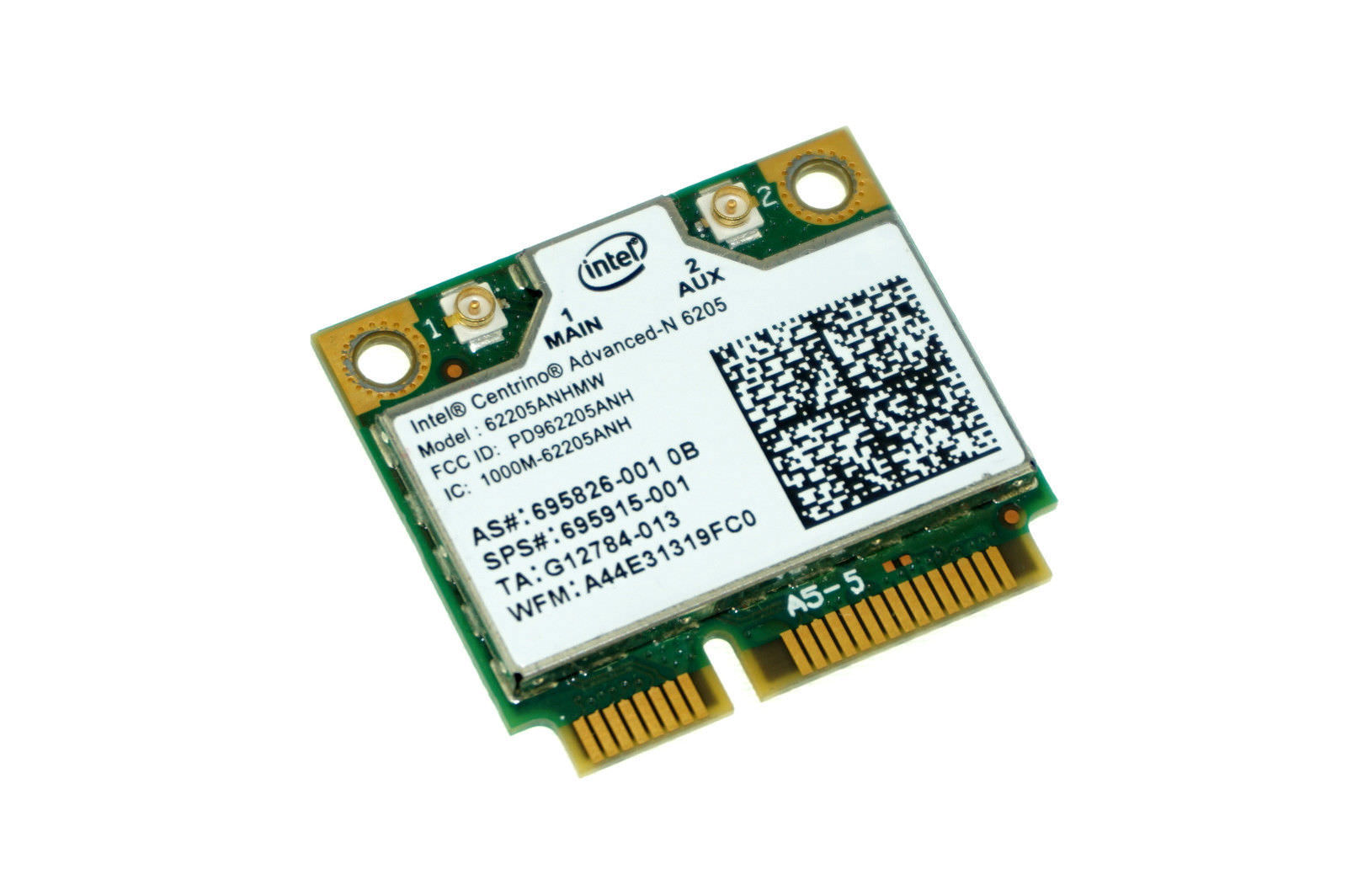 ✔️New OEM HP 695915-001 Intel Centrino Advanced-N 6205 62205ANHMW abgn PCIe Half