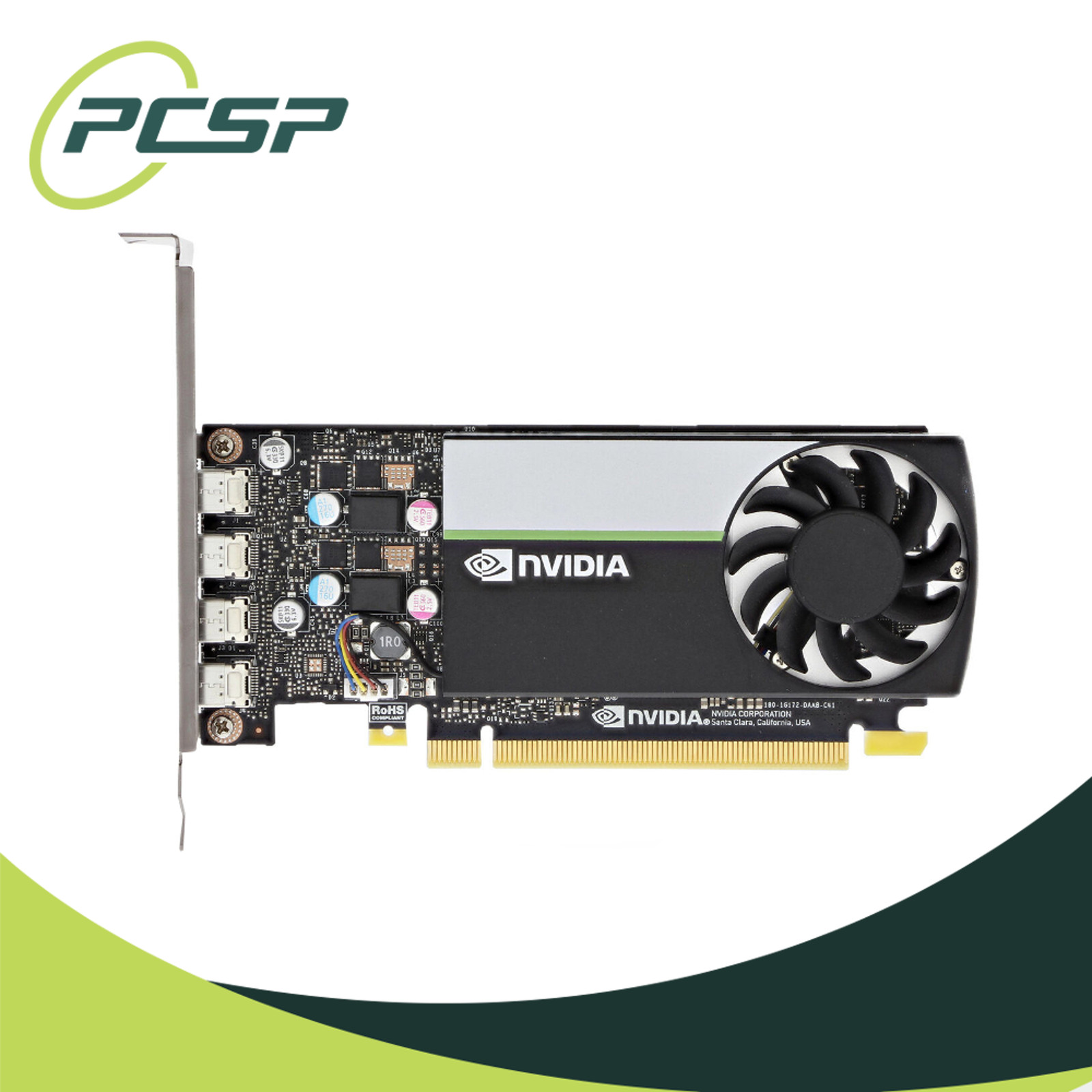 Dell NVIDIA Quadro T1000 4x Mini-DisplayPort 4GB GDDR6 Video Graphics Card DW8FN