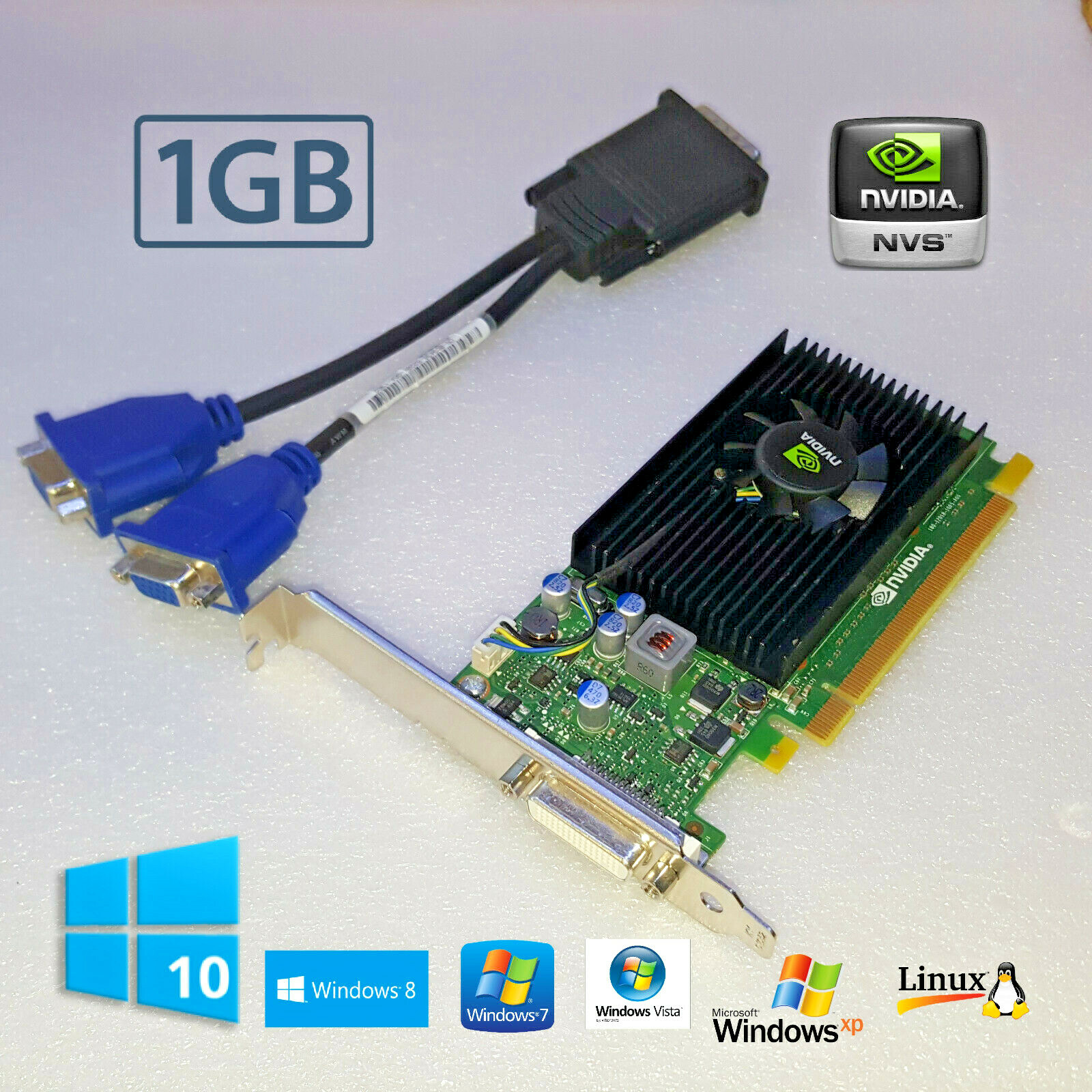 Acer Veriton M4620G M4630 M4630G M4640G M4650G Tower 1GB Dual VGA Video Card