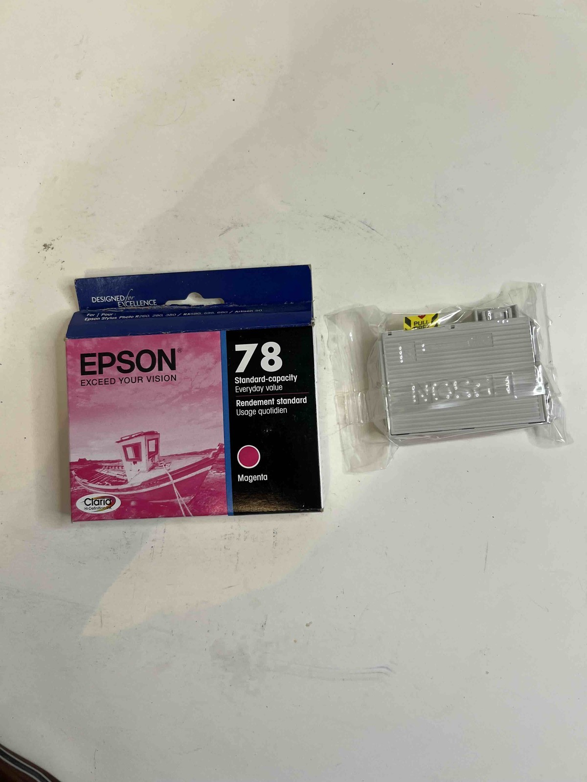SEALED 78 Epson Genuine Ink Cartridges Magenta 1 Pack