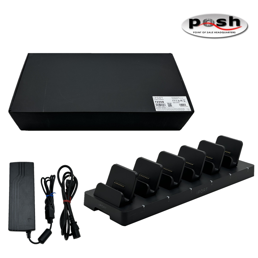 NEW iPort CONNECT MultiDock 6 iPad Charging Station - Model: 72308