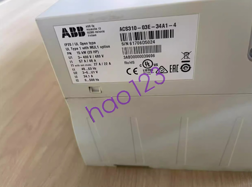 1PCS NEW ABB frequency converter ACS310-03E-34A1-4 DHL/FedEx Fast Delivery