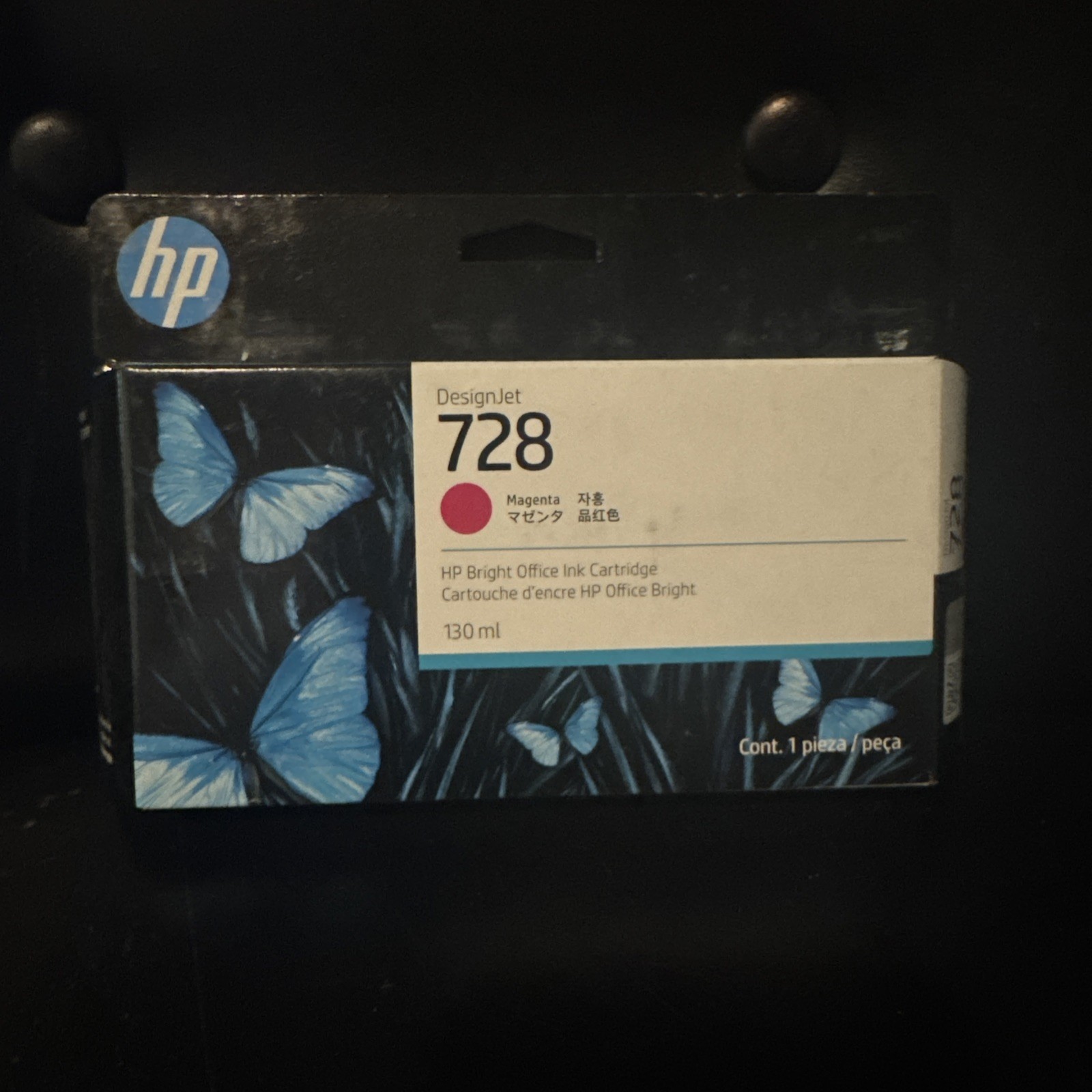 NEW Genuine HP 728 (F9J66A) 130-ml Magenta DesignJet Ink Cartridge   DEC 2027