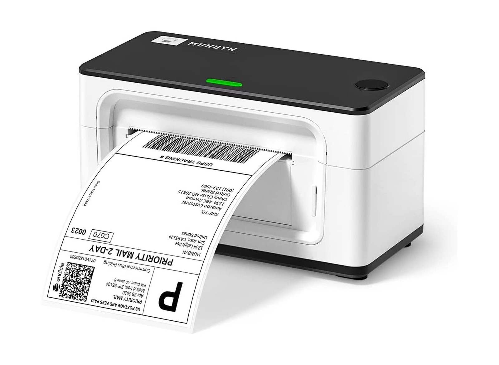 MUNBYN Shipping Label Printer RealWriter 941, 4x6 Thermal Label Printer for S...