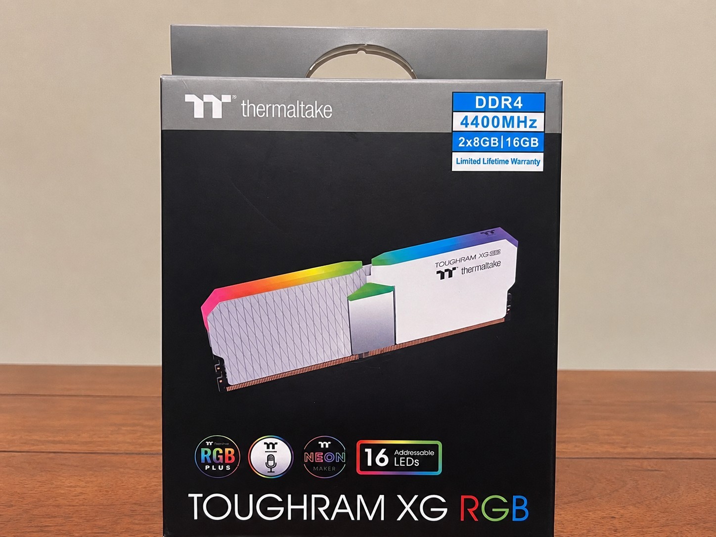 Thermaltake TOUGHRAM XG RGB DDR4 4400MHz RAM (8GB X 2) 16GB Total