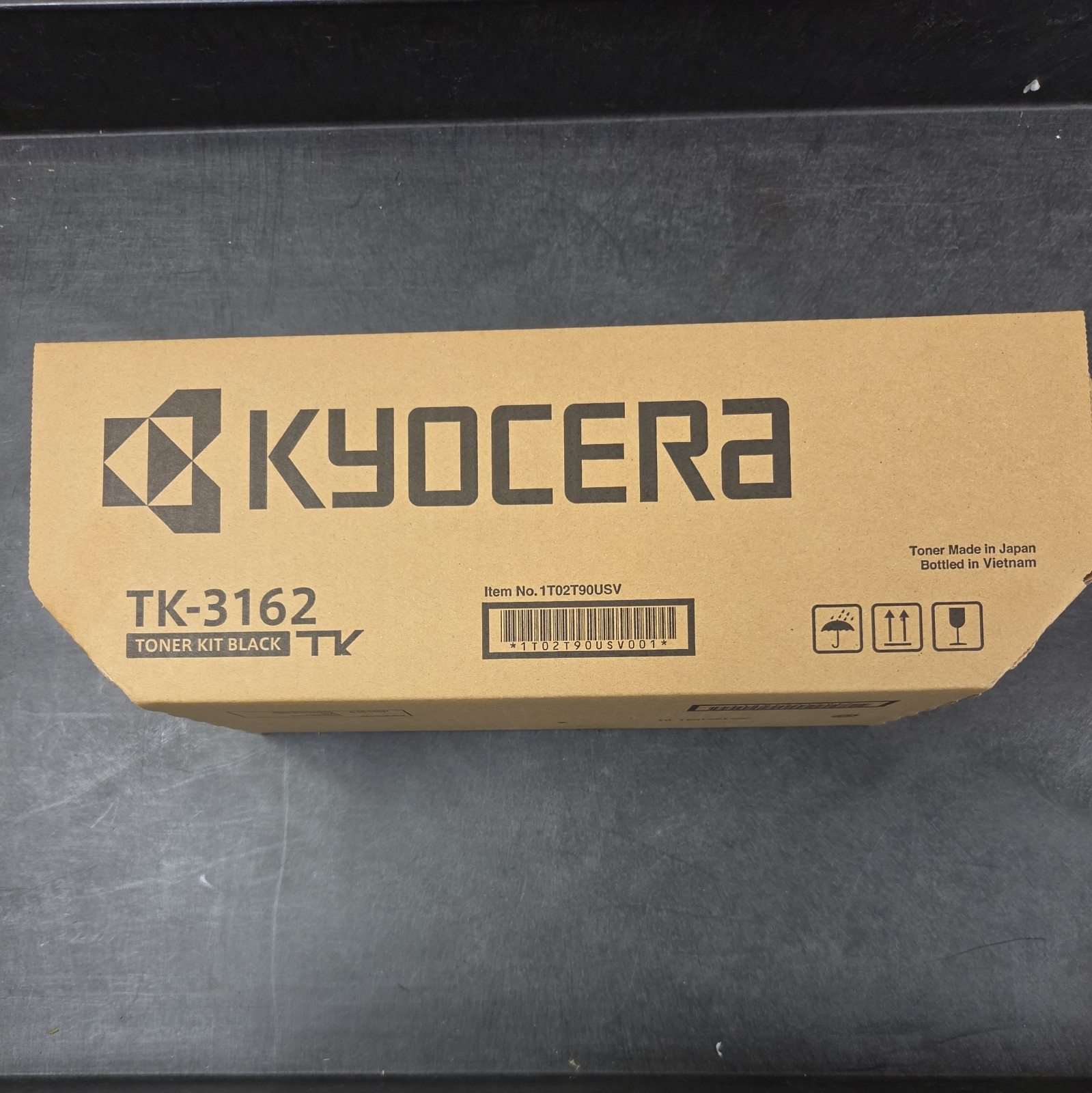 Genuine OEM Kyocera TK-3162 Black Toner 1T02T90USV New Factory Sealed