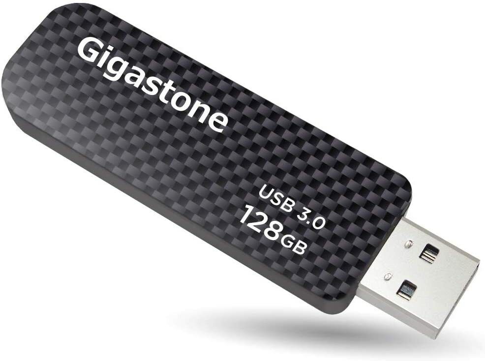 Gigastone Z30 128GB USB3.0 Flash Drive, Capless Retractable Design Pen Drive