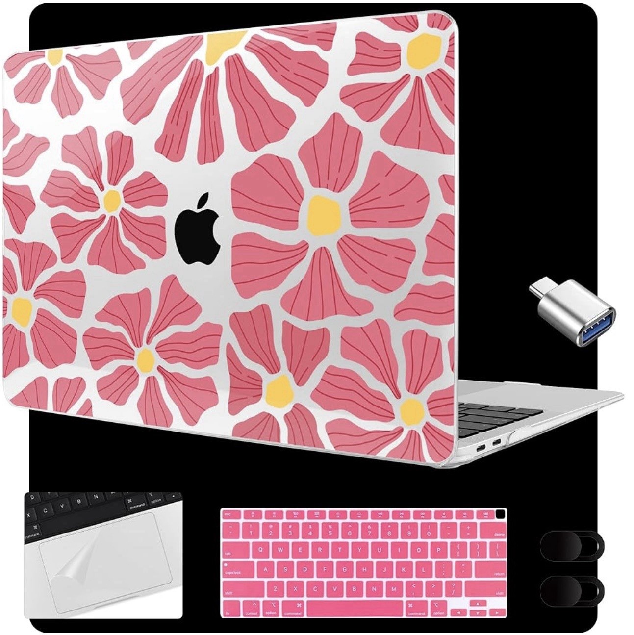 Laptop Shell for MacBook Air M1 ,Print with Flowers