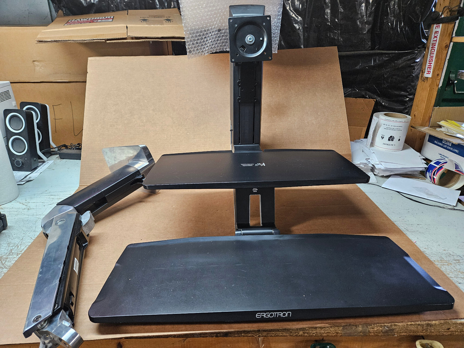 Ergotron 24-391-026 WorkFit-A with Suspended Keyboard Stand-Up Desk WorkFit A
