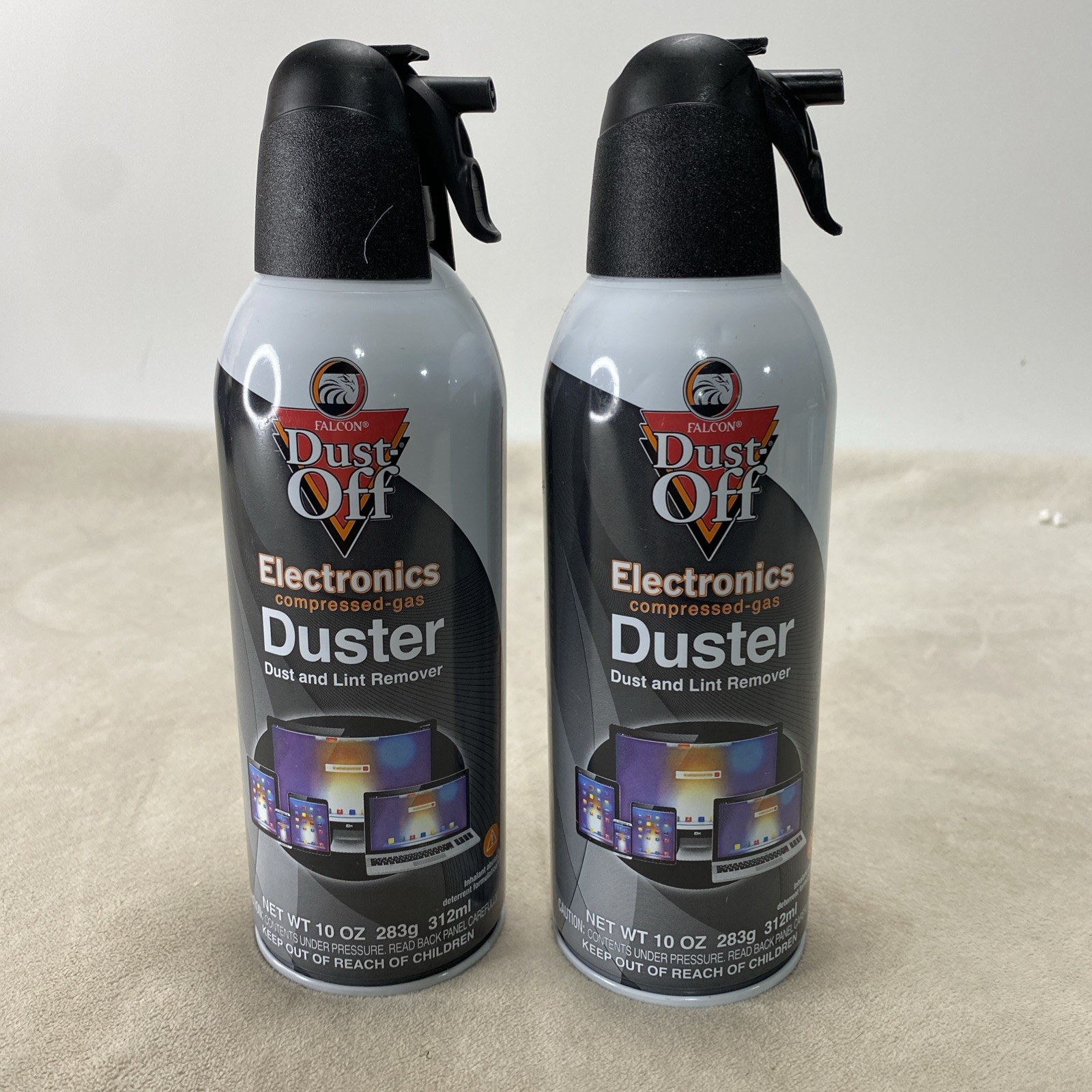 Dust-Off Electronics Compressed Air Duster 10 oz Cans – 2 Pack