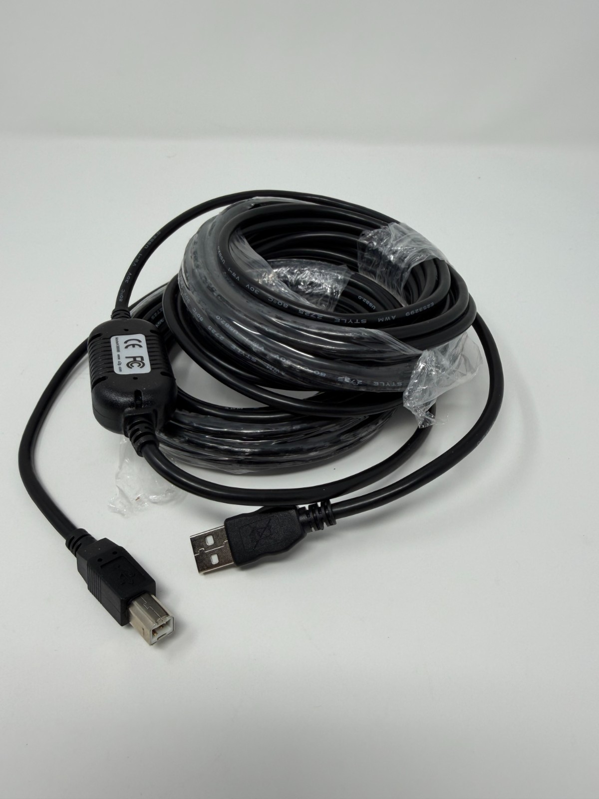 C2G Active USB A to B Cable 25 ft / 12m (39 ft) Printer Data Cable
