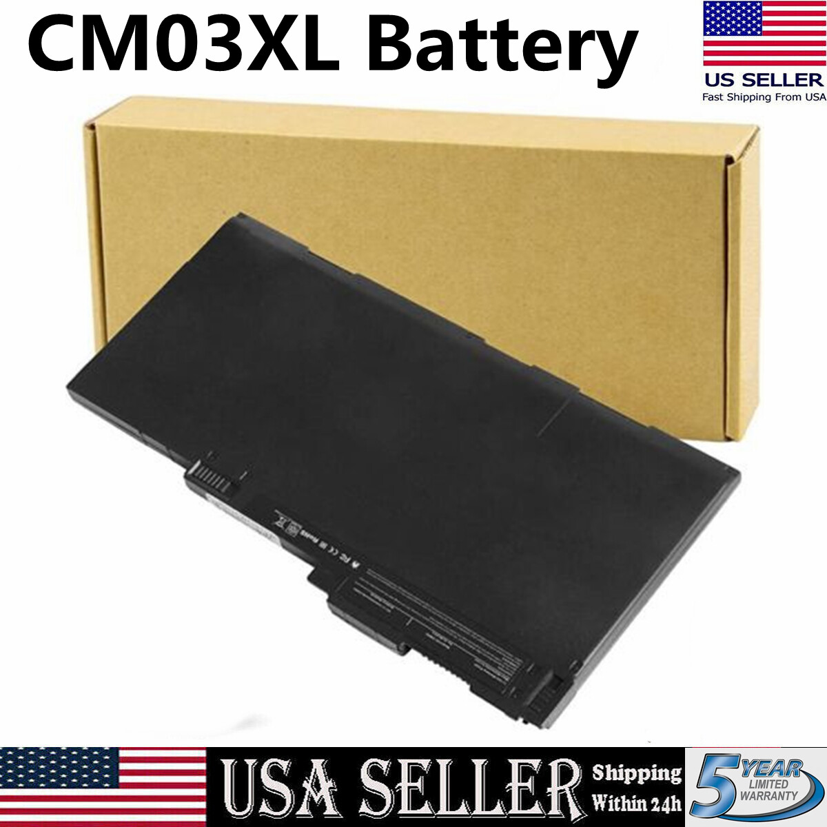 LOT CM03XL Battery for HP EliteBook 740 745 750 755 840 845 850 G1 G2 HSTNN-LB4R