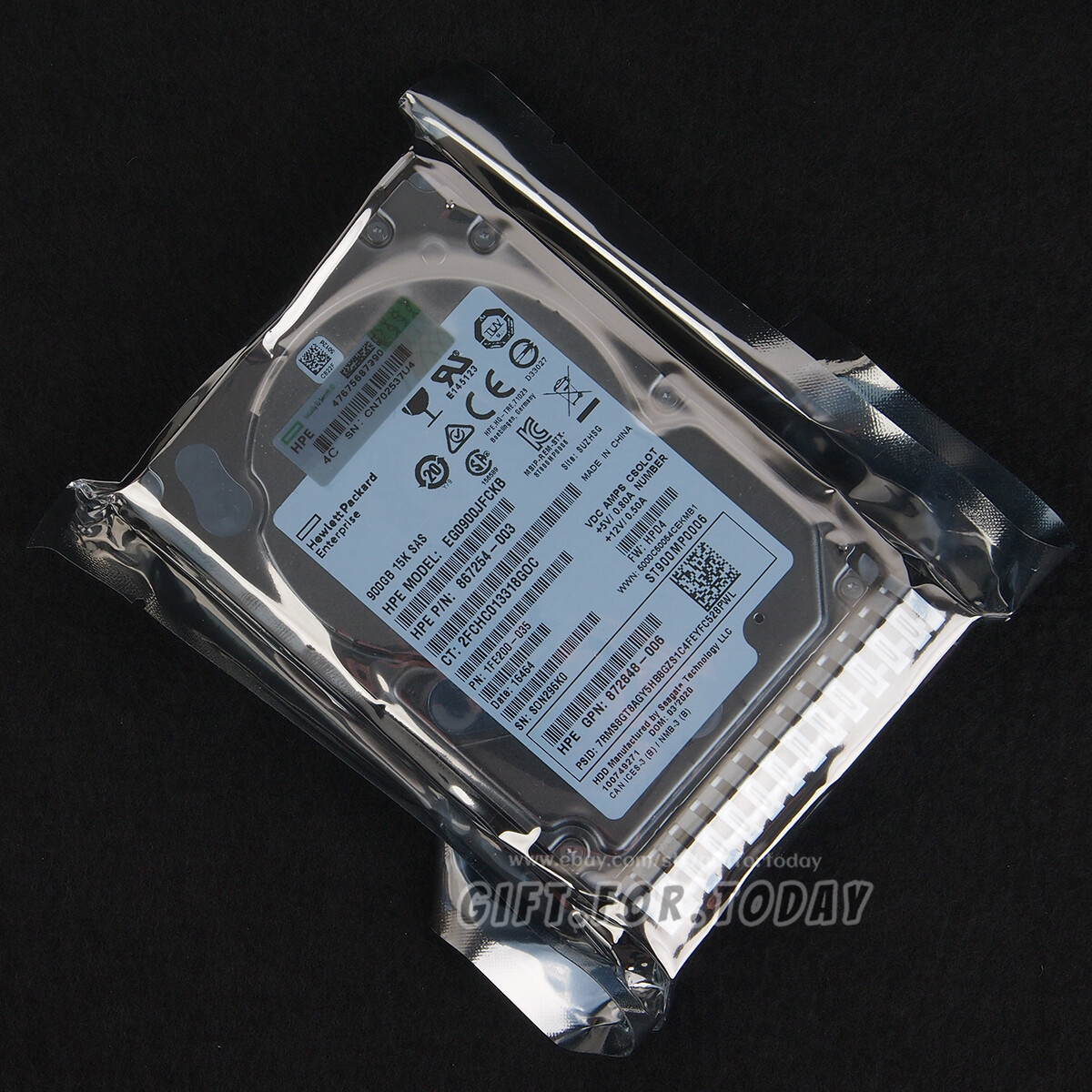 870759-B21 870795-001 For HPE 900GB SAS 12G 15K SFF SC DS HDD Hard Drive