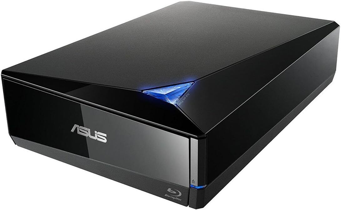 ASUS Powerful Blu-ray Drive with 16x Writing Speed (BW-16D1X-U-BLK-G-AS-P2G)