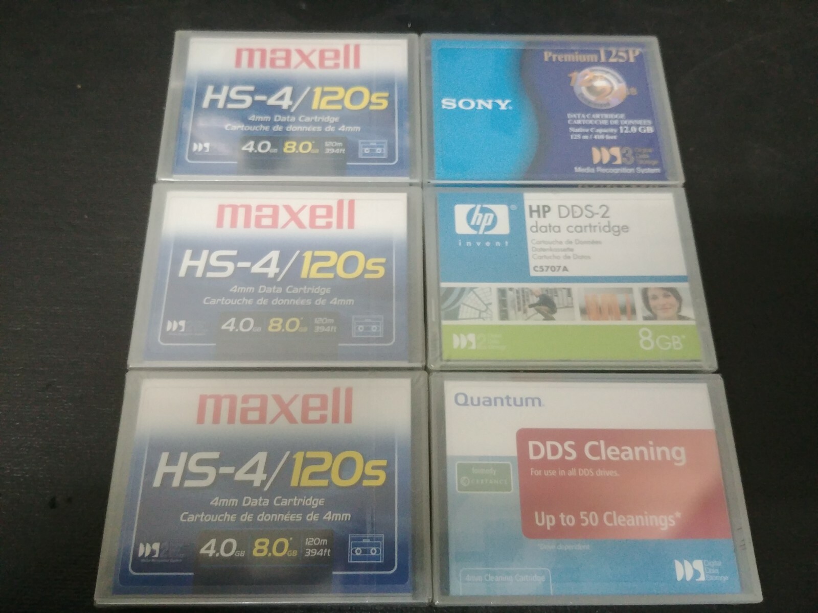 Lot of 6 Data Cartridges