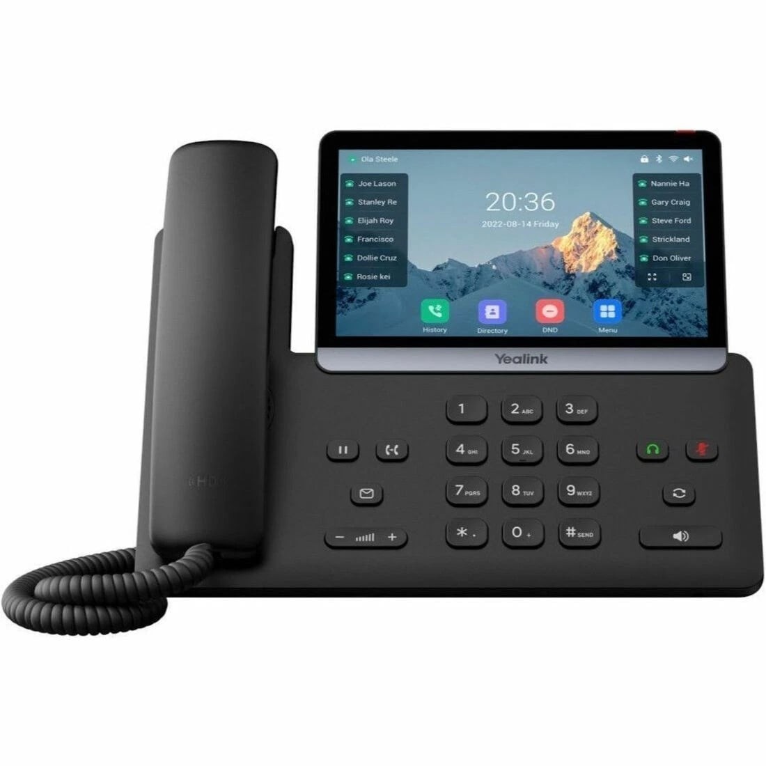 Yealink Network Technology 1301011 7 in. SIP-T77U IP Phone Classic Gray