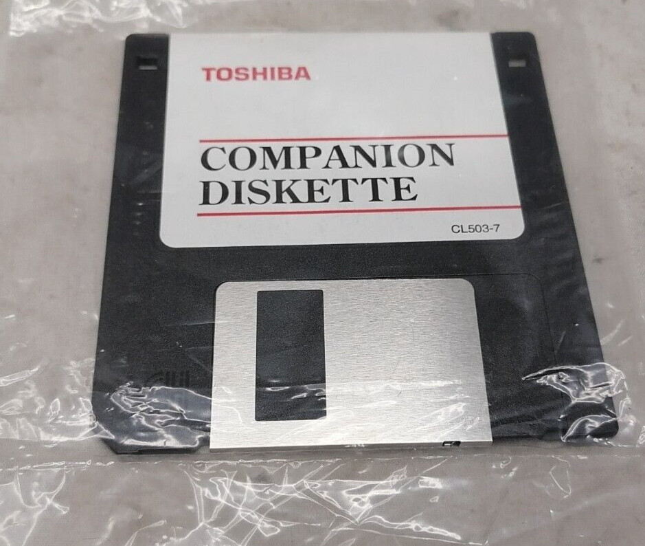 NIB Toshiba Companion Diskette CL503-7 (1996)