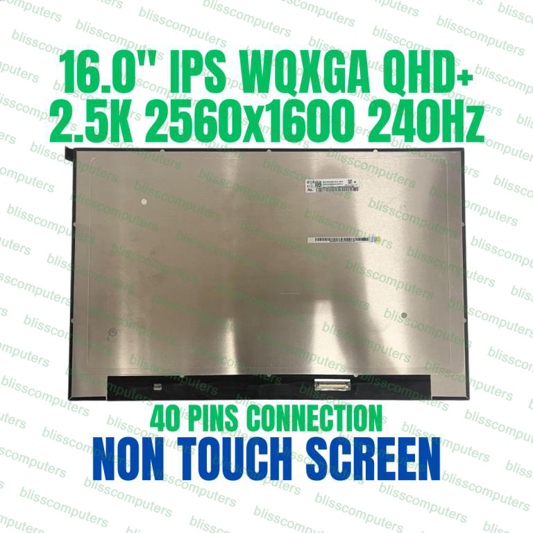 NE160QDM-NZ5 EDP 4 Lanes 16" 2560x1600 LCD Screen Display Panel