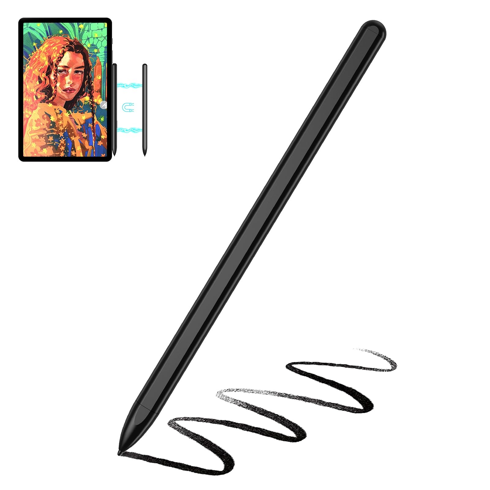 Magnetic Stylus Compatible with Remarkable 2 Pen Replacement with Eraser, 4096