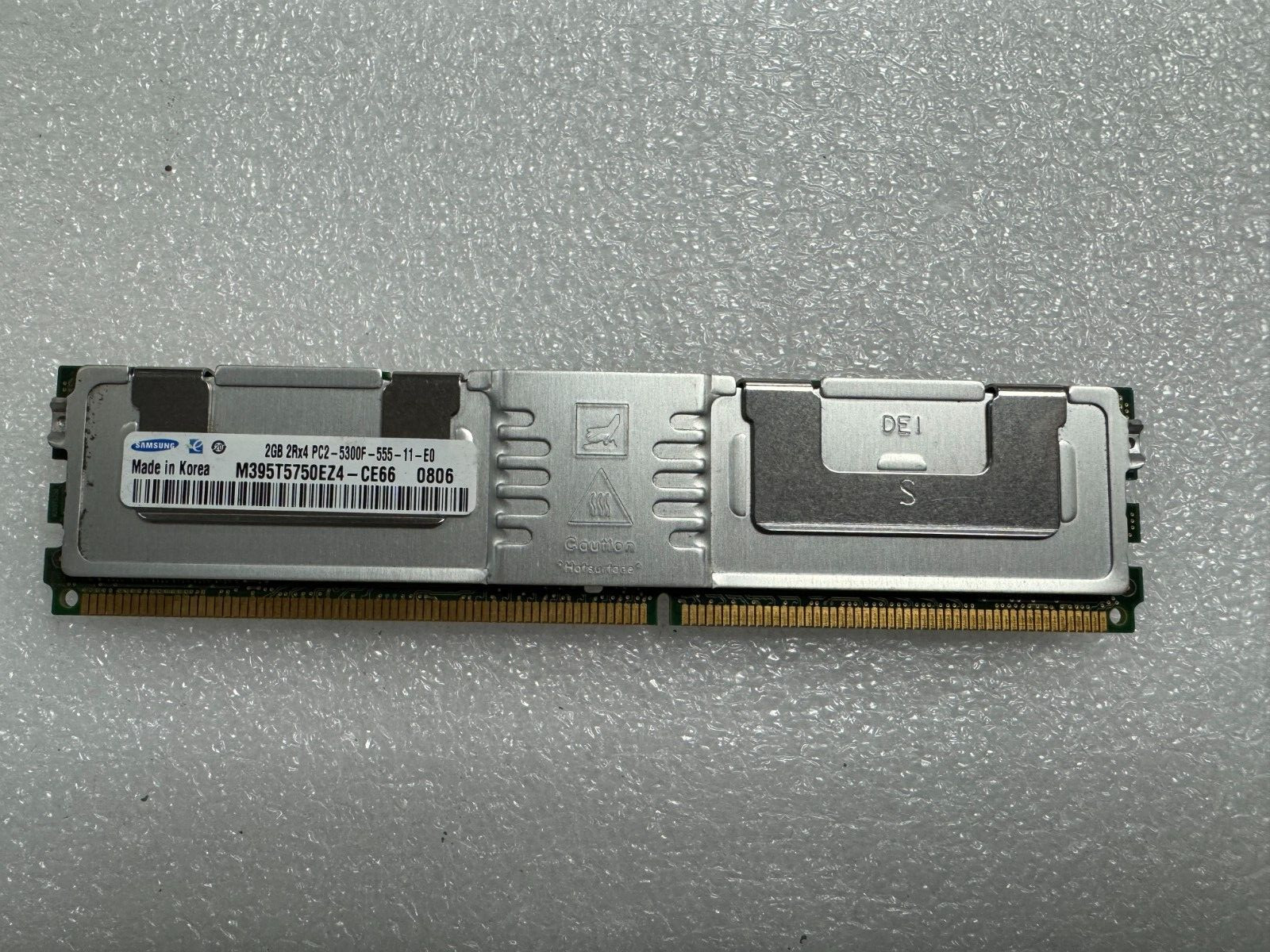 Vintage Samsung 4GB (2x2GB) 2Rx8 PC2-5300F Server RAM M395T5750EZ4-CE66 (2pcs)
