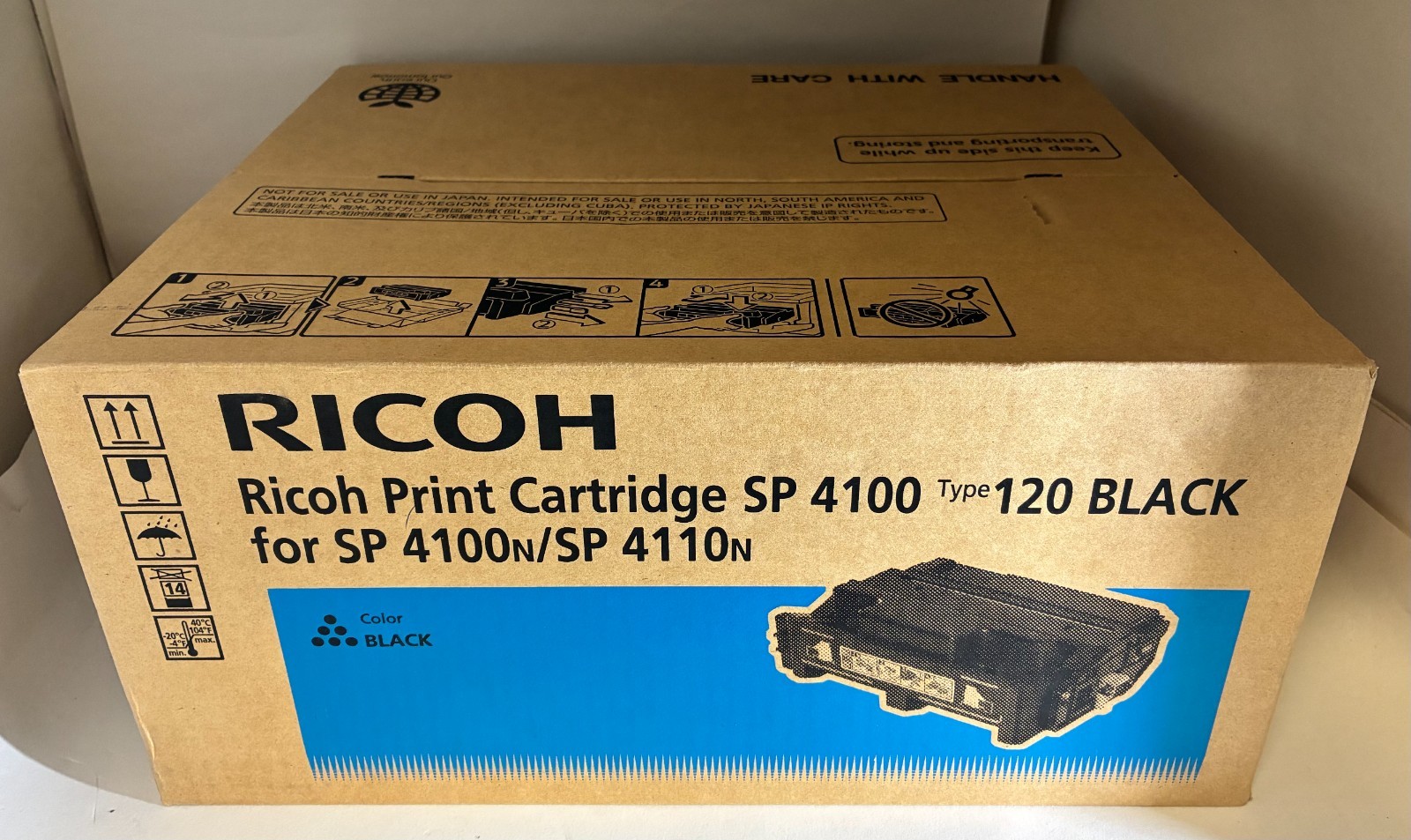 Genuine Ricoh SP 4100 Type 120 Black High Yield Toner Cartridge M889-17