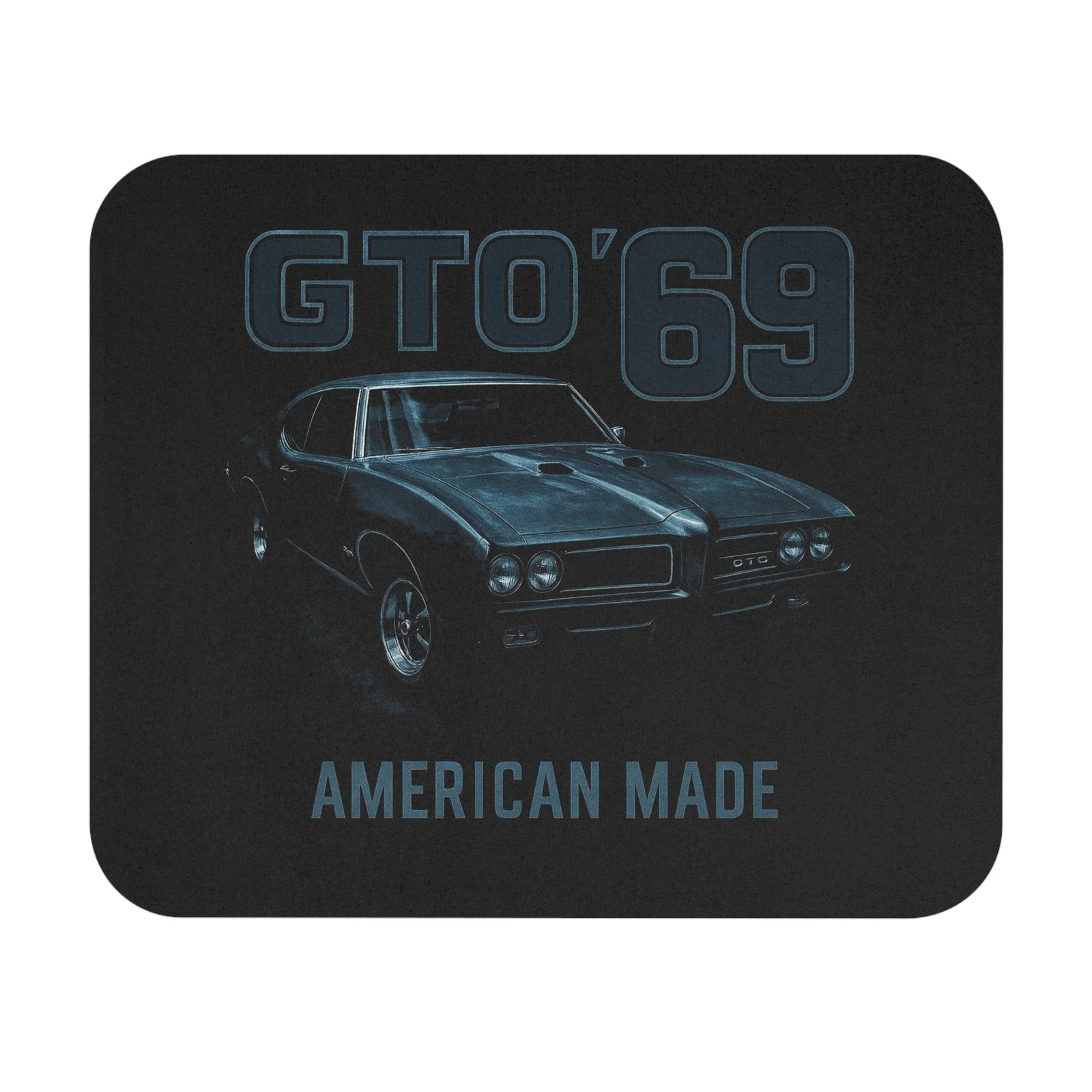 1969 Pontiac GTO Mouse Pad Vintage Muscle Car Desk Accessory