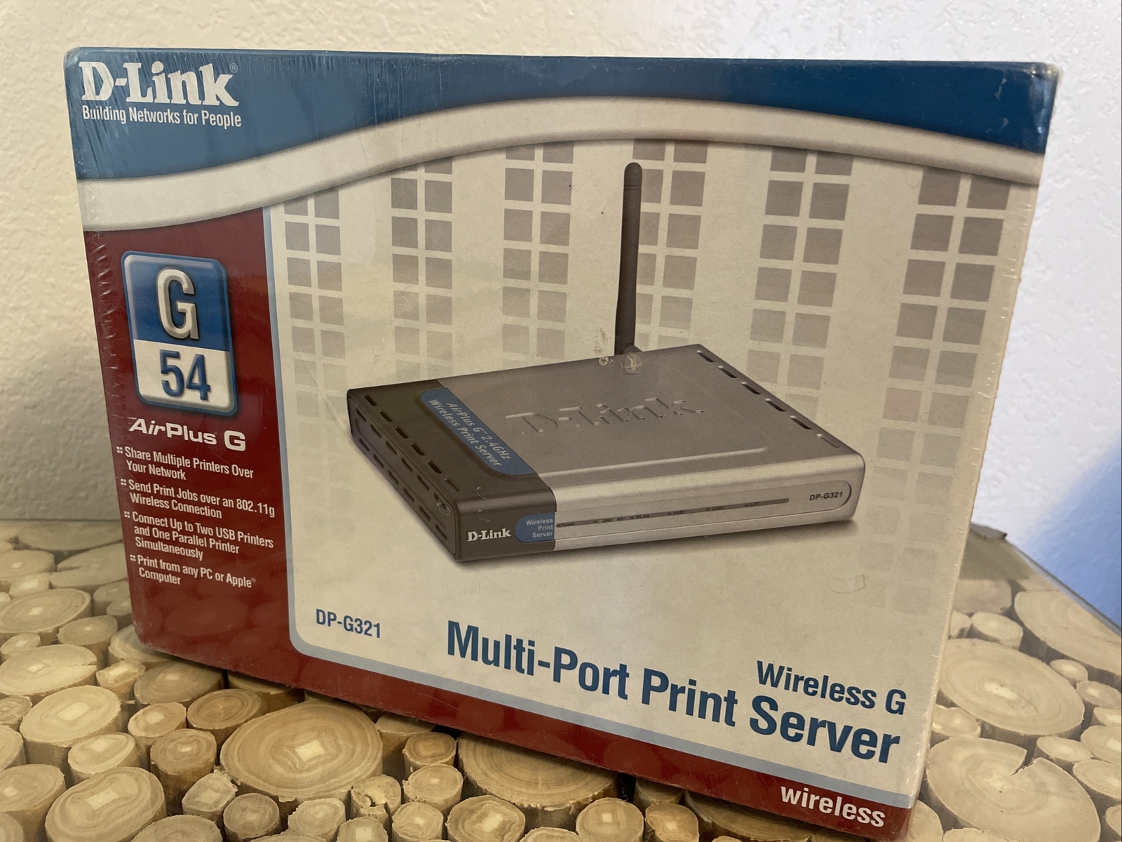 NEW D-Link DP-G321 Multi-Port Print Server Wireless Air Plus G 802.11g 54Mbps