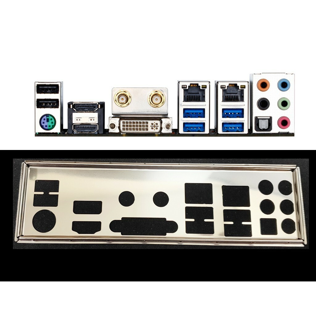 IO OEM For GIGABYTE H87N-WIFI、Z87N-WIFI、H87N、Z87N Backplate I/O