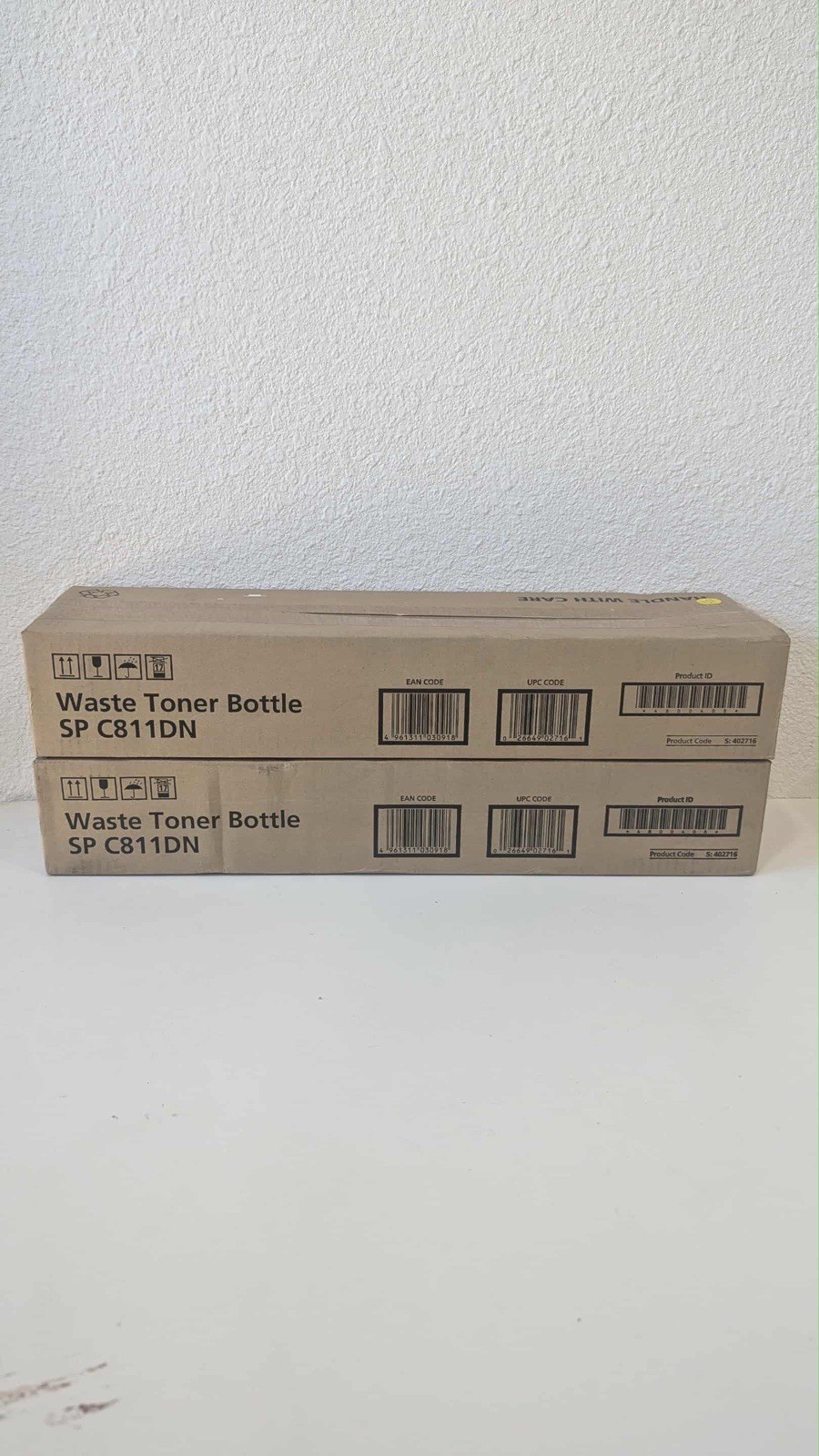 LOT OF 2 NEW Genuine Ricoh 402716 Waste Toner Bottles Type SP C811DN