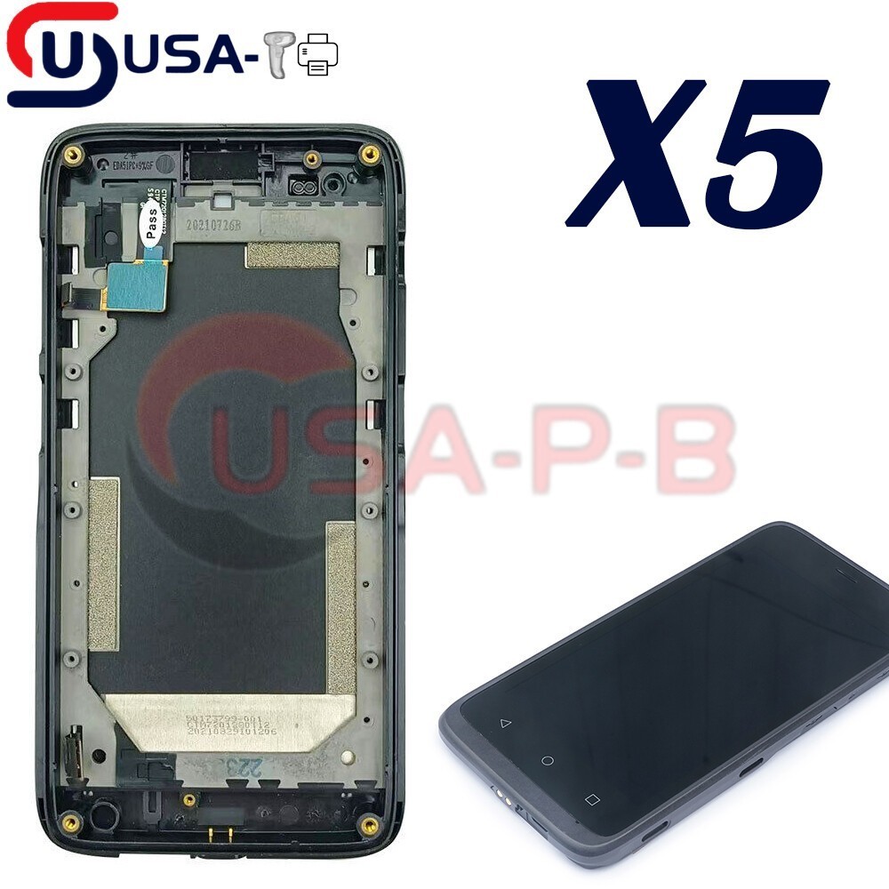 USA 5PCS LCD Display & Touch Screen Digitizer & Front Cover for Honeywell EDA51