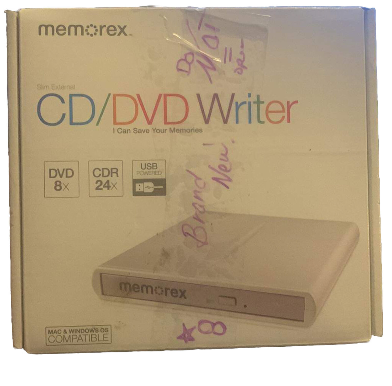 DVD Recorder Memorex Slim External