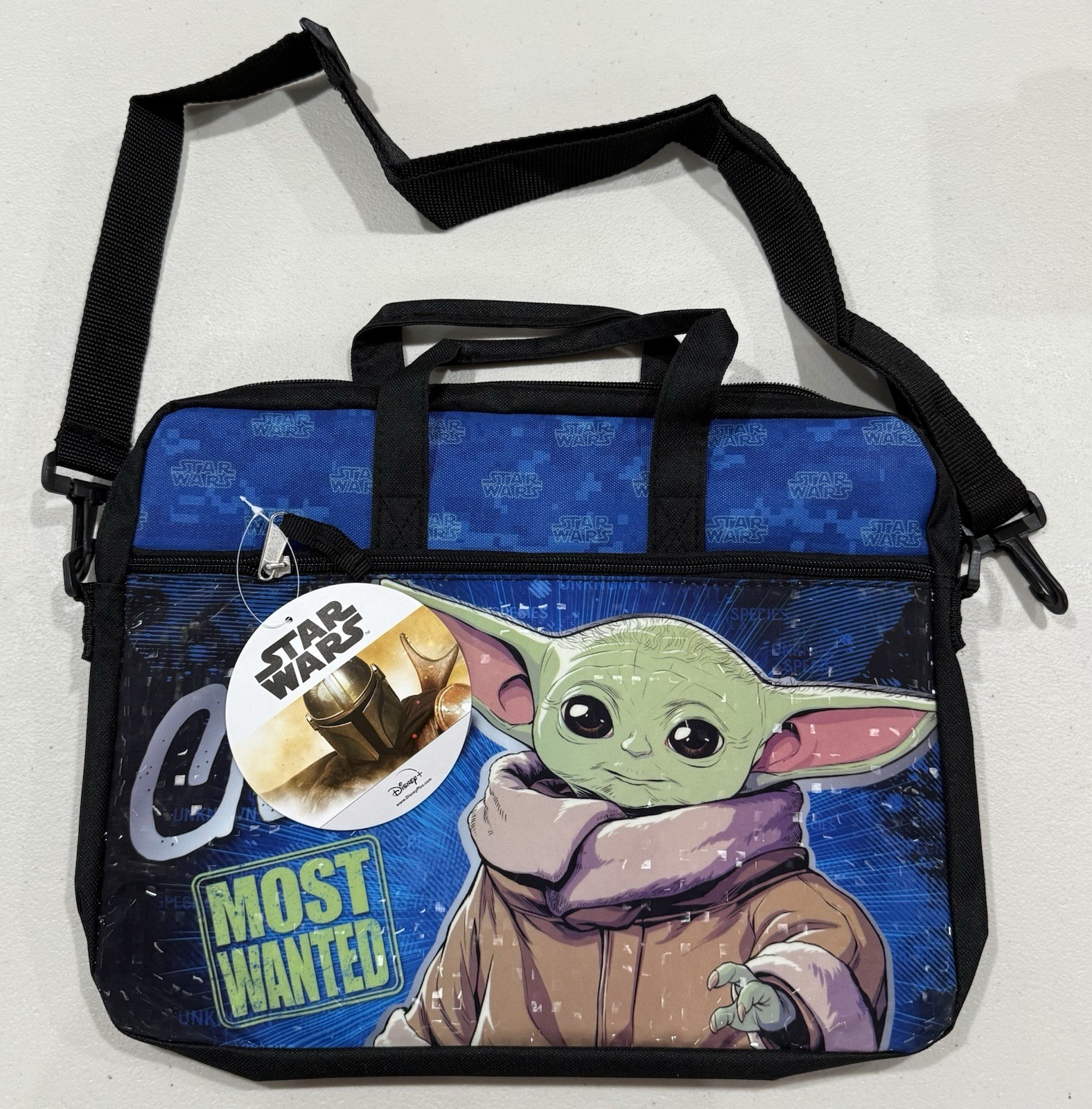 Star Wars The Mandalorian The Child Baby Yoda Tablet Laptop Case Shoulder Strap