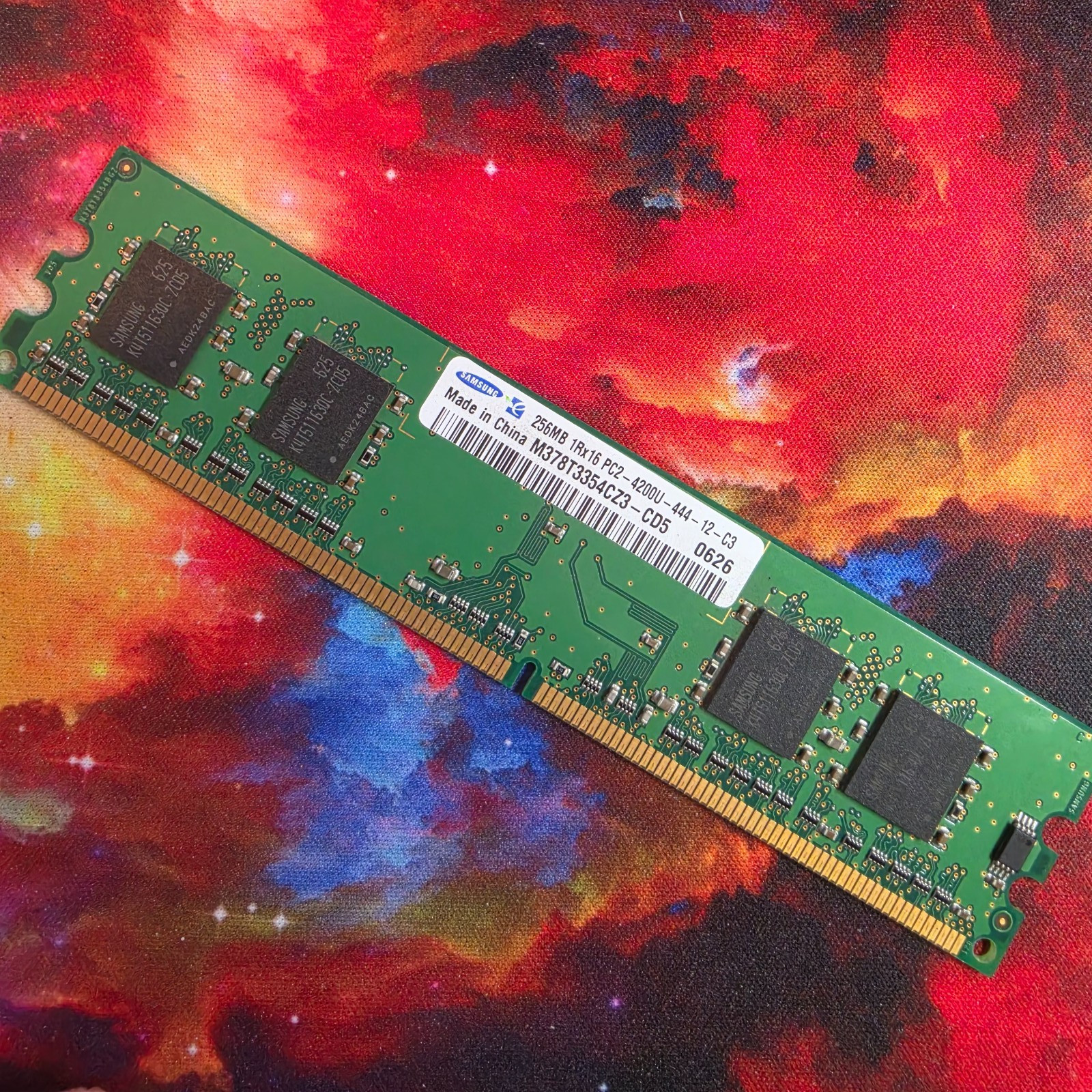 Samsung 256MB PC2-4200U-444-12-C3 RAM M378T3354CZ3-CD5 (256-2, 256-3)