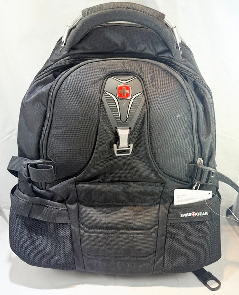 SWISSGEAR Scansmart Laptop Travel School Backpack Fits TSA Friendly Black NEW