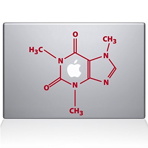 The Decal Guru 1195-MAC-13P-DR The Molecular Structure of Coffee MacBook Pro